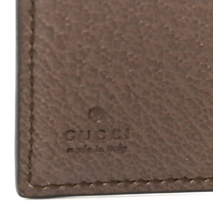 Gucci GG Supreme Monogram Web Ophidia French Flap Wallet Beige New Acero 7 of 8