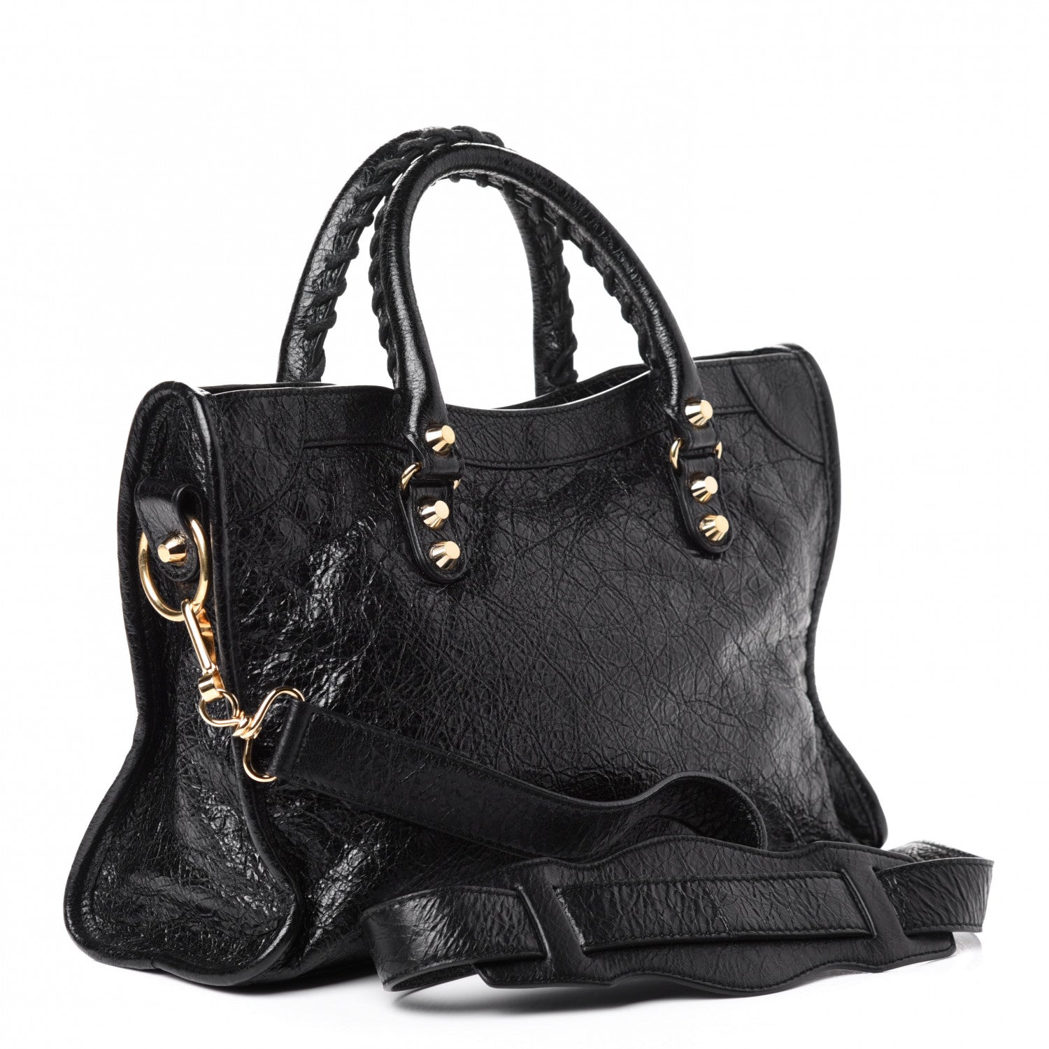 Balenciaga Agneau Classic Gold Hardware S City Black 2 of 4