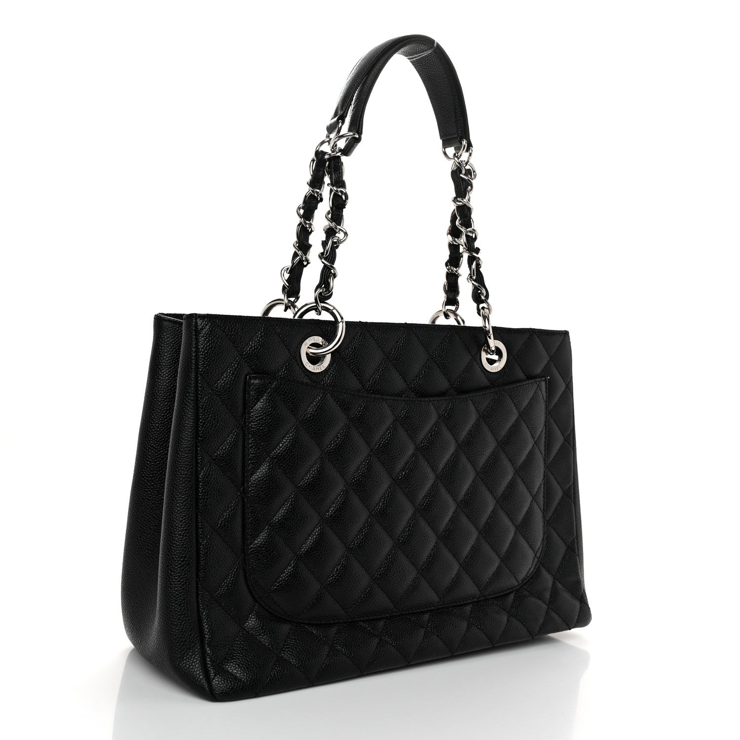 Chanel Caviar Quilted Grand Shopping Tote GST Black 2 of 10