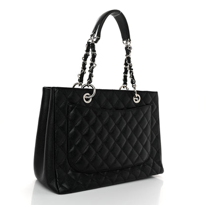 Chanel Caviar Quilted Grand Shopping Tote GST Black 2 of 10