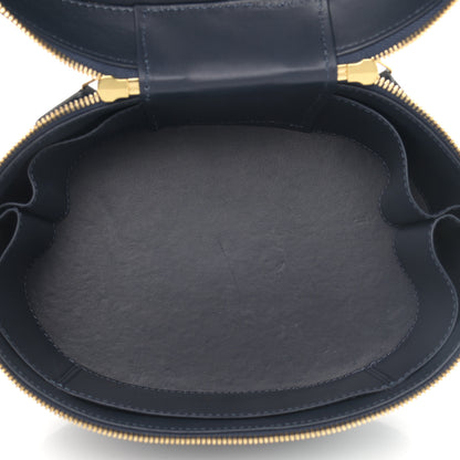 Mansur Gavriel Vegetable Tanned Train Case Blue 5 of 11