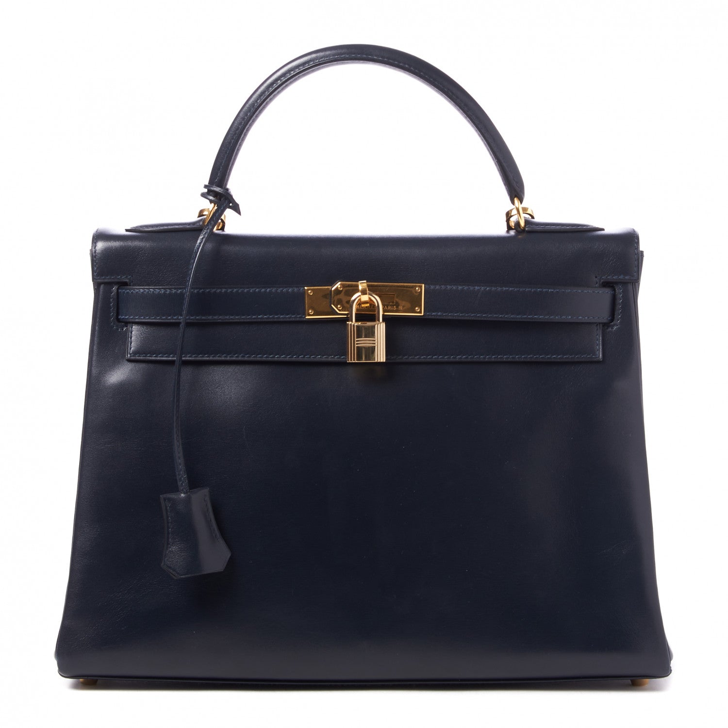 Hermes Box Kelly Retourne 32 Indigo 1 of 31