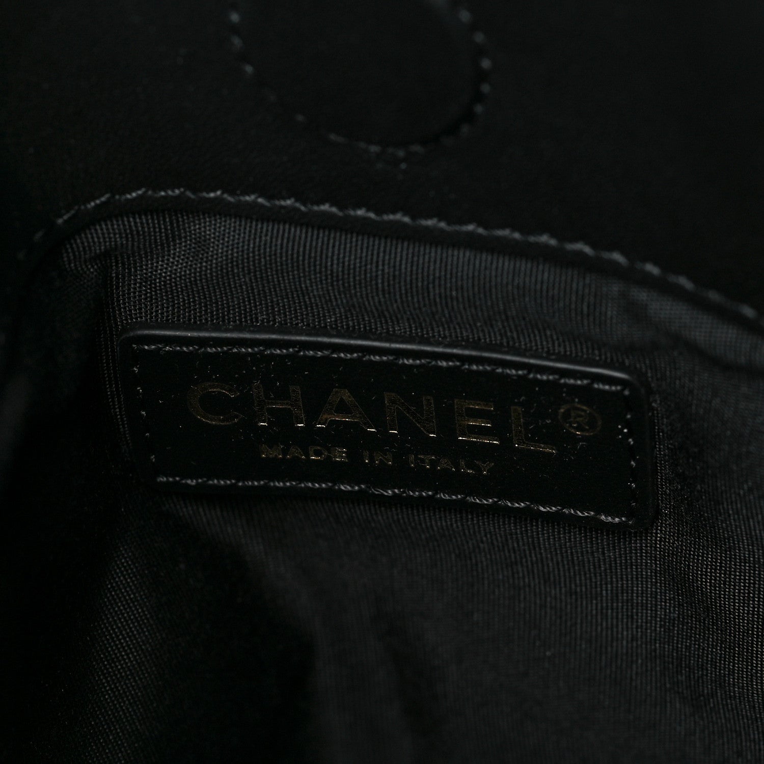 Chanel Calfskin Quilted Fringe Small Shopping Bag Black 6 of 9
