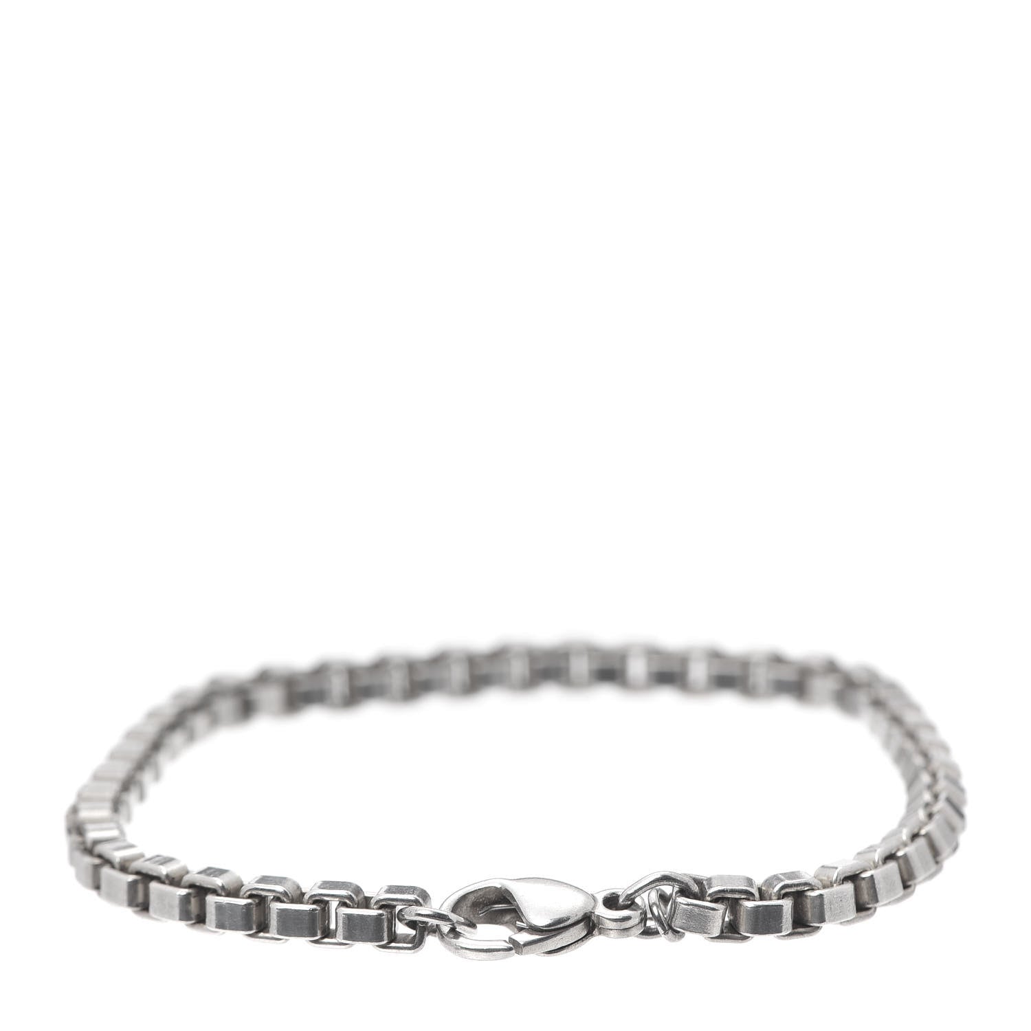 Tiffany Sterling Silver 4mm Venetian Link Bracelet 3 of 5