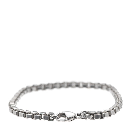Tiffany Sterling Silver 4mm Venetian Link Bracelet 3 of 5
