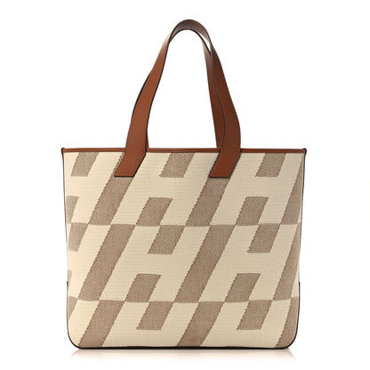 Hermes Swift H Canvas Cabas H En Biais 40 Ecru Naturel Gold 1 of 10