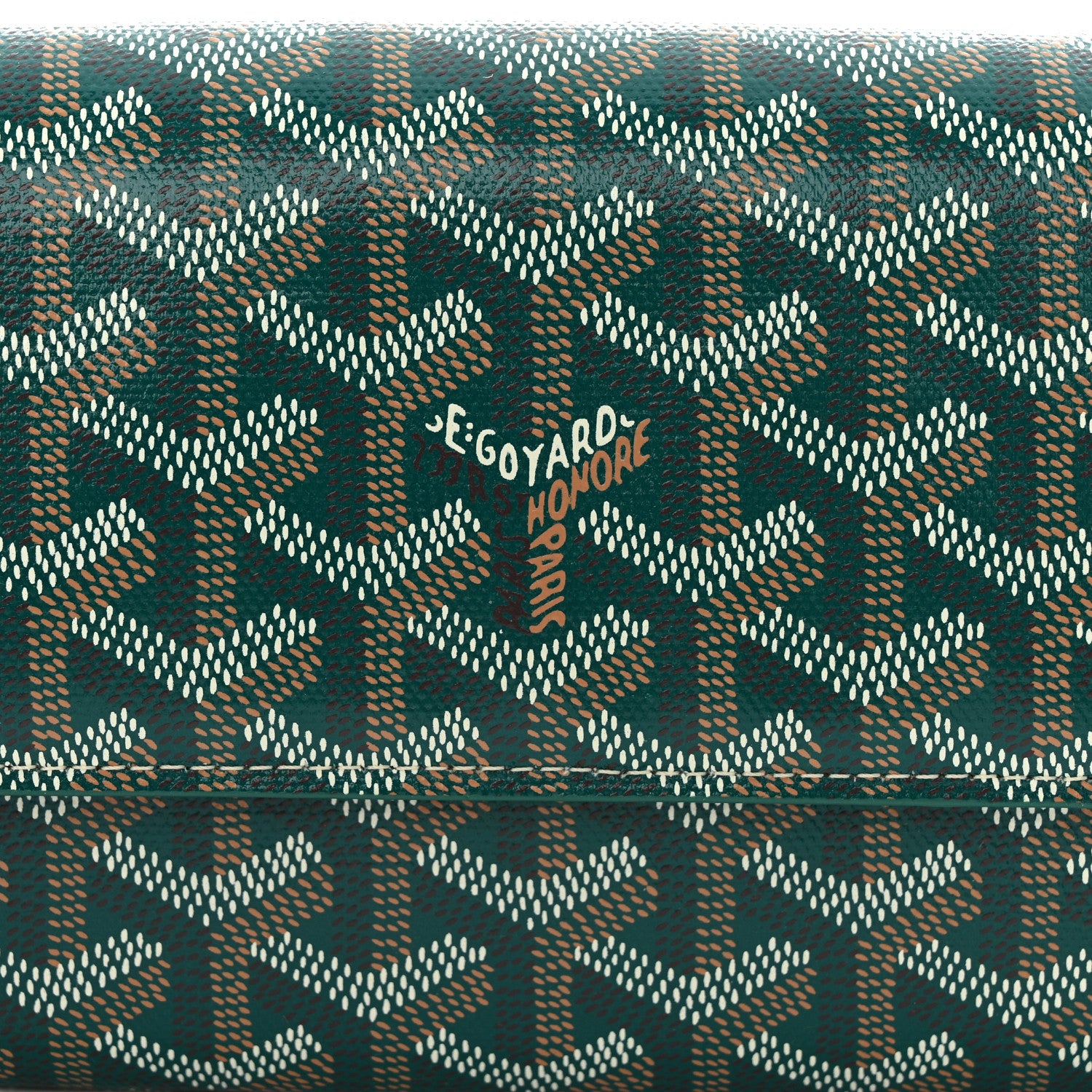 Goyard Goyardine Varenne Continental Wallet Green 8 of 10