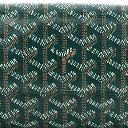 Goyard Goyardine Varenne Continental Wallet Green 8 of 10