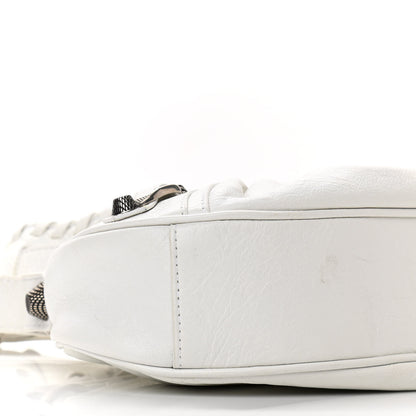 Balenciaga Agneau Arena Le Cagole Shoulder Bag XS Optic White 9 of 10