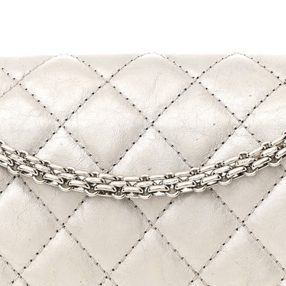 Chanel Metallic Lambskin Quilted 2.55 Reissue 226 Flap Silver 8 of 14