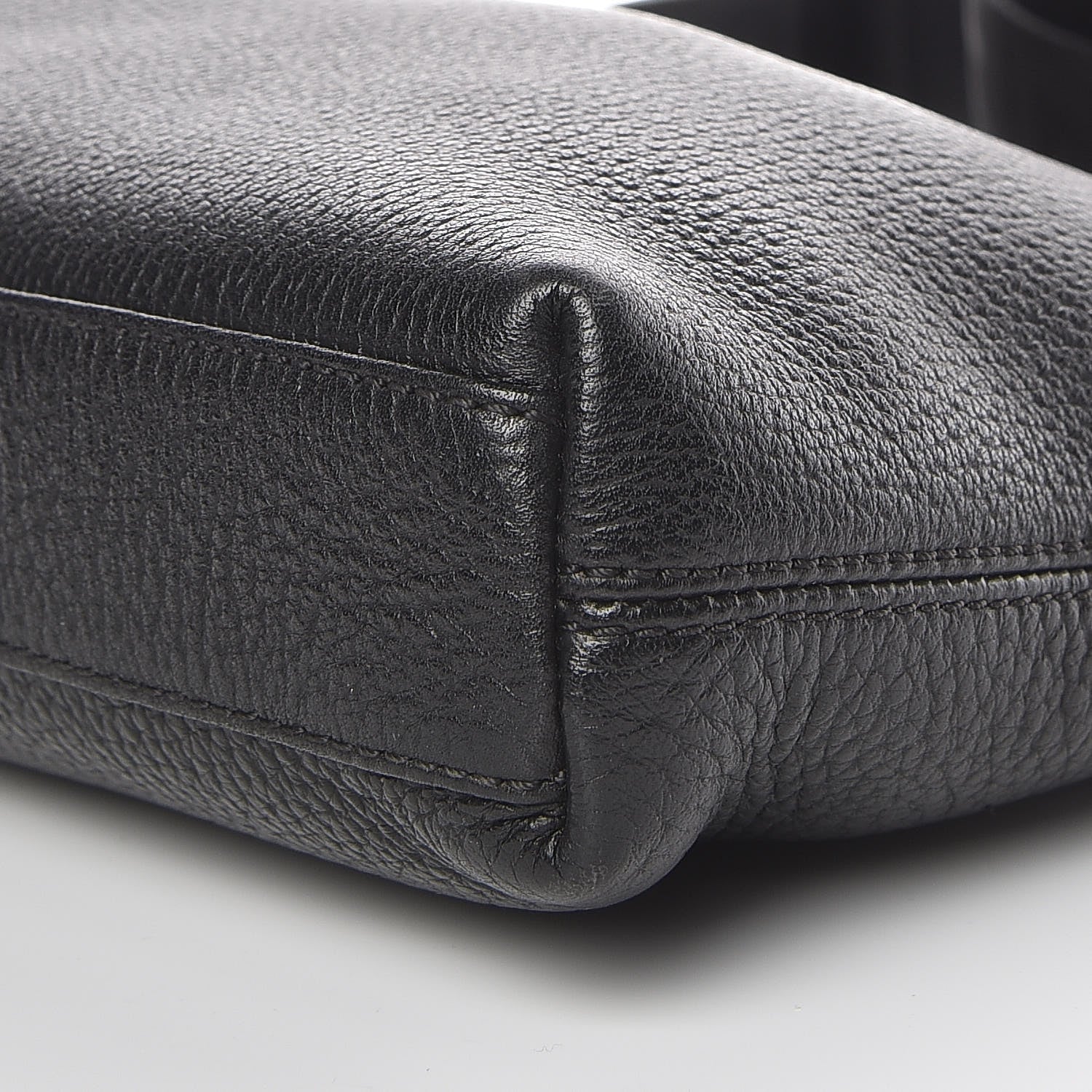 Versace Grained Calfskin Medusa Head Messenger Bag Black 9 of 9