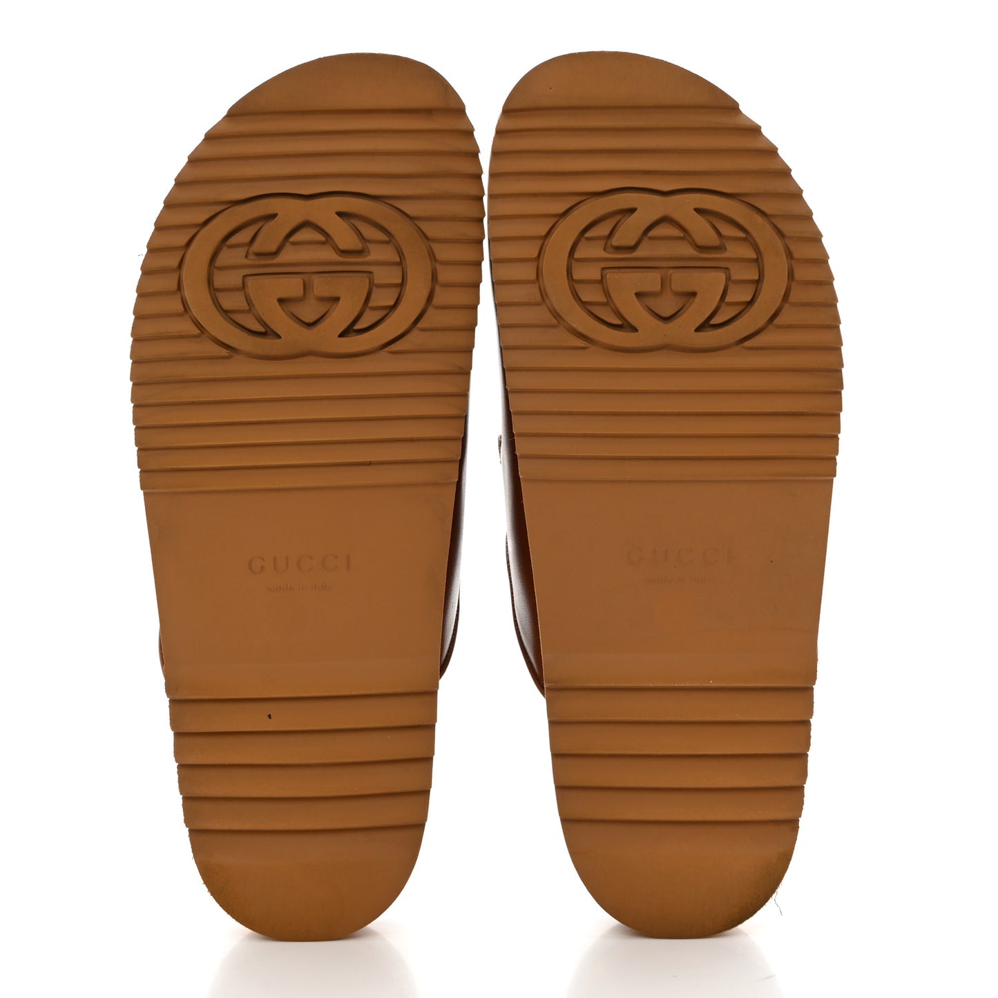 Jakarta Calfskin Womens Horsebit Slippers 36.5 Brown
