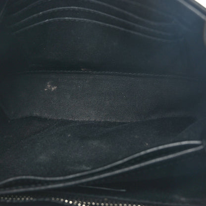 Saint Laurent Calfskin Y Quilted Monogram Toy Loulou Crossbody Bag Black 5 of 10