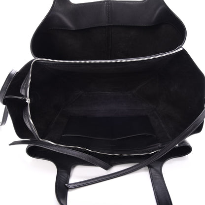 Celine Supple Natural Calfskin Medium Tri-Fold Bag Black 5 of 7