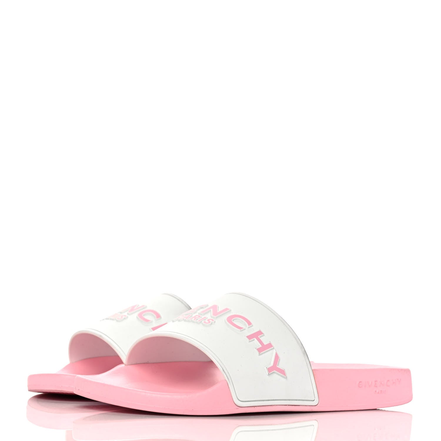 Givenchy Rubber Logo Pool Slide Sandals 40 Candy Pink 3 of 9