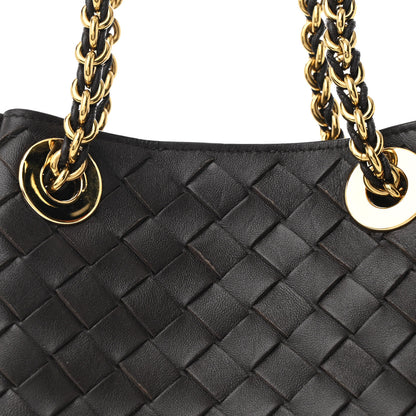 Bottega Veneta Nappa Intrecciato Small Parachute Chain Shoulder Bag Fondant 7 of 9