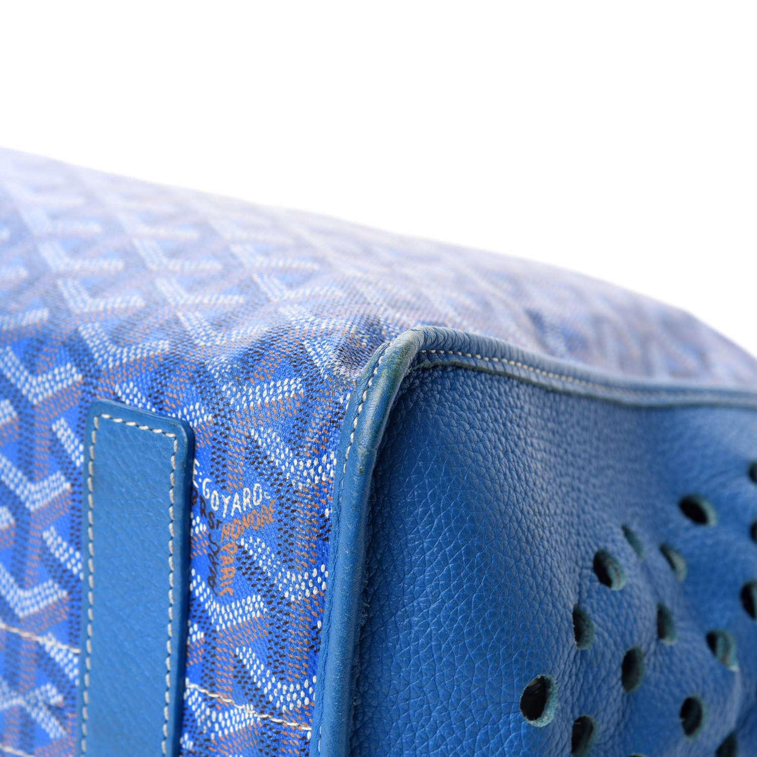 Goyard Goyardine Sac Hardy Pet Carrier PM Sky Blue 9 of 19