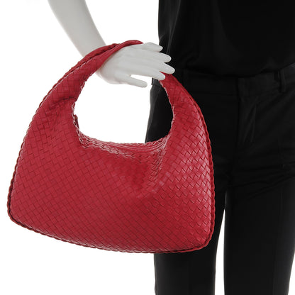 Bottega Veneta Nappa Intrecciato Medium Hobo Fuchsia 2 of 7