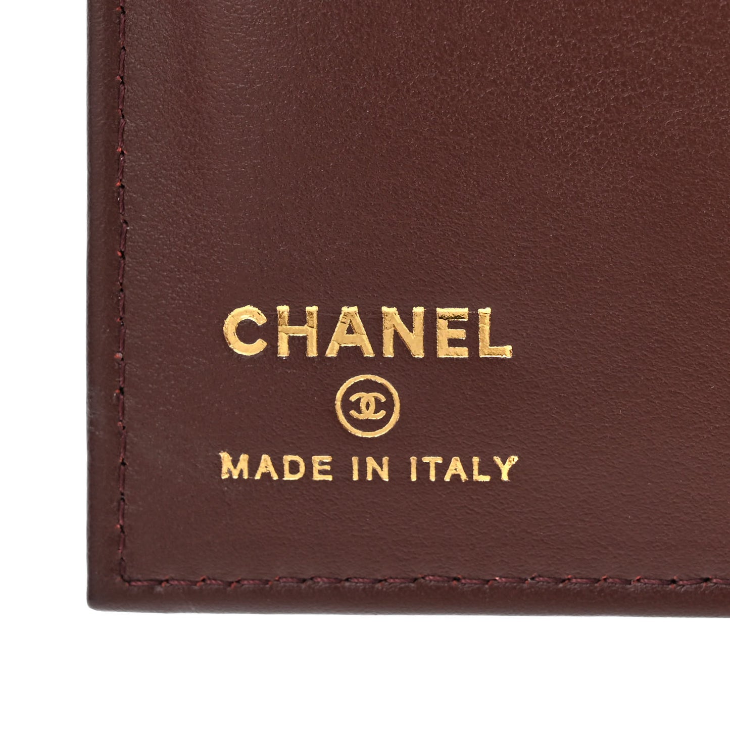 Iridescent Caviar Quilted Passport Holder Black
