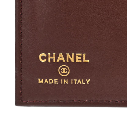 Chanel Iridescent Caviar Quilted Passport Holder Black 6 of 10