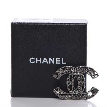 Chanel Ruthenium Chain CC Brooch 5 of 5