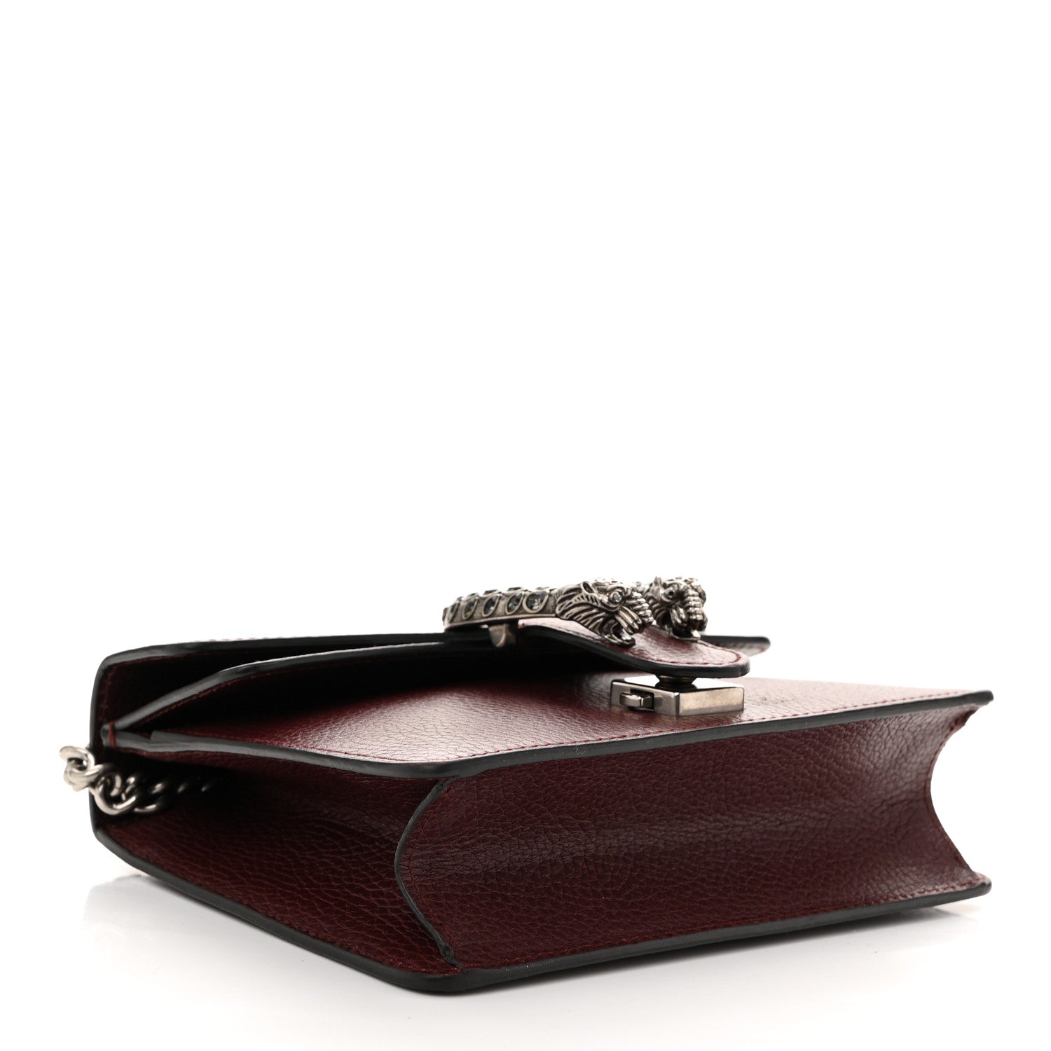Gucci Dollar Calfskin Crystal Mini Dionysus Shoulder Bag Vintage Bordeaux 4 of 12