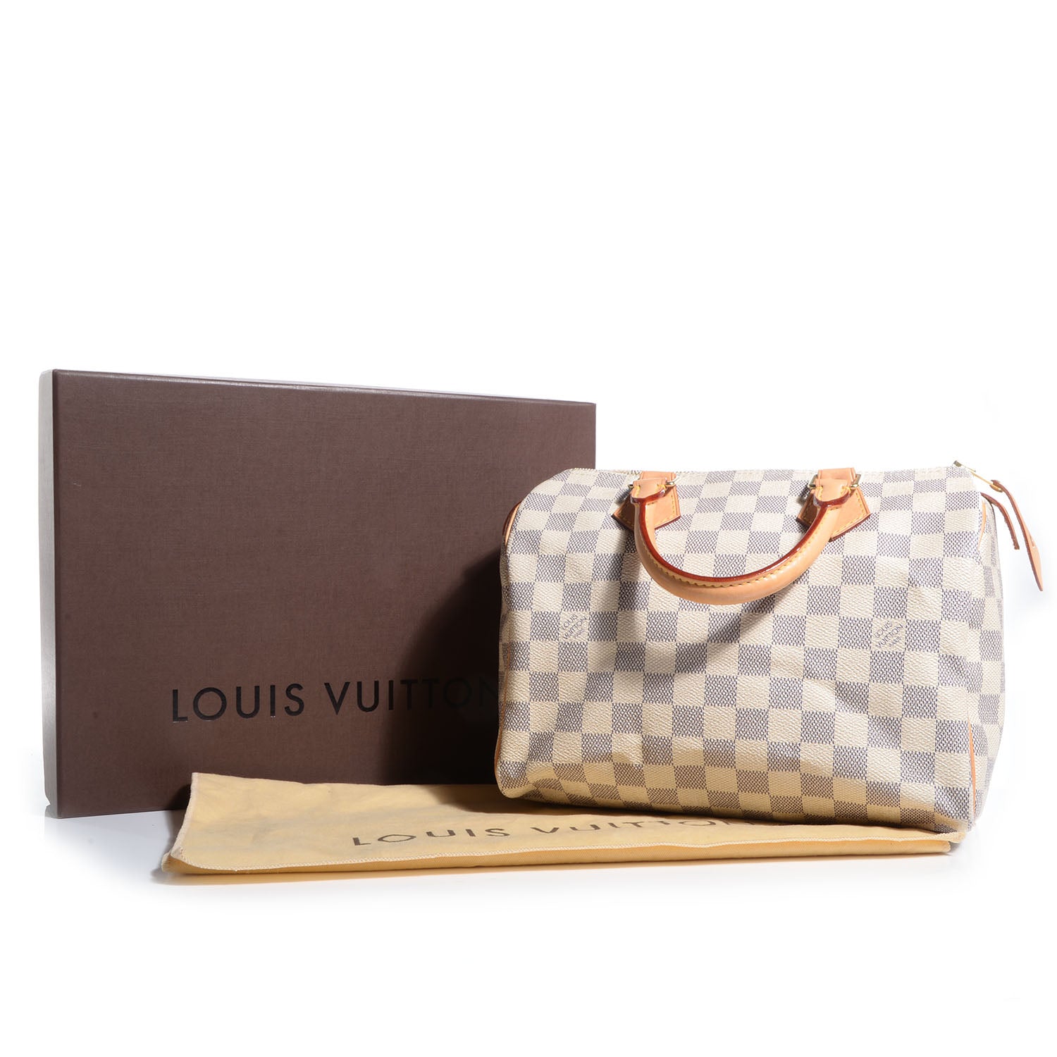 Louis Vuitton Damier Azur Speedy 25 8 of 8