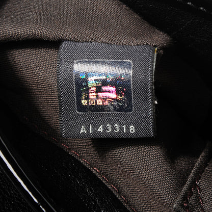 Fendi Nappa Patent B Bag Black 9 of 10