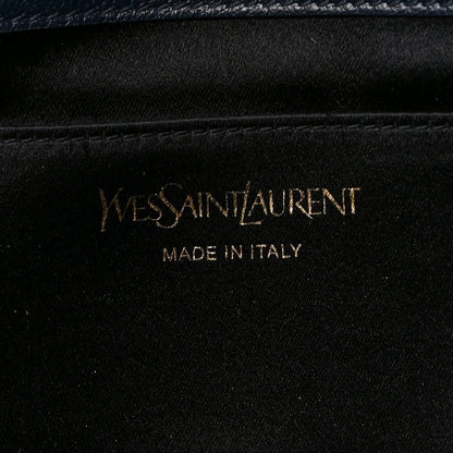 Saint Laurent Calfskin Monogram Large Belle De Jour Clutch Black 6 of 11