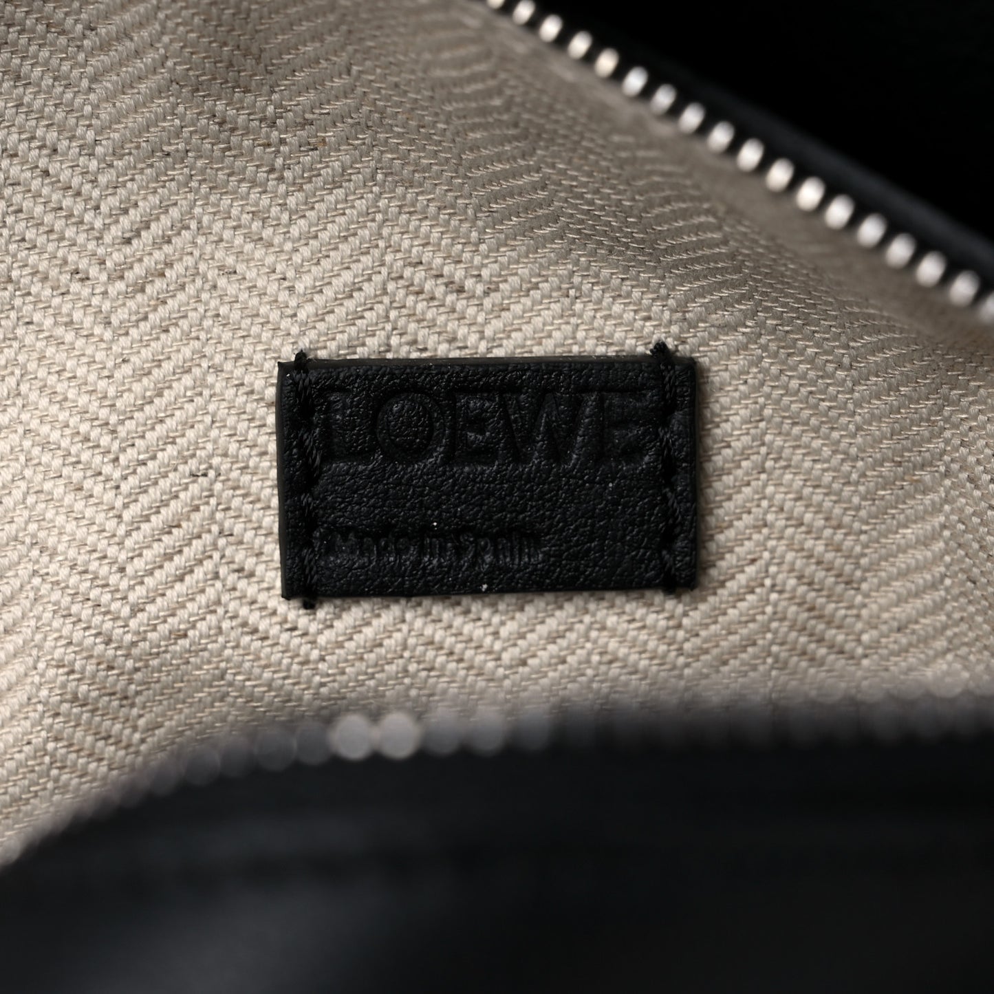 Calfskin Mini Puzzle Bag Black