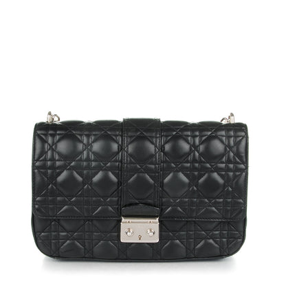 Christian Dior Lambskin Cannage Medium Miss Dior Flap Black 1 of 8