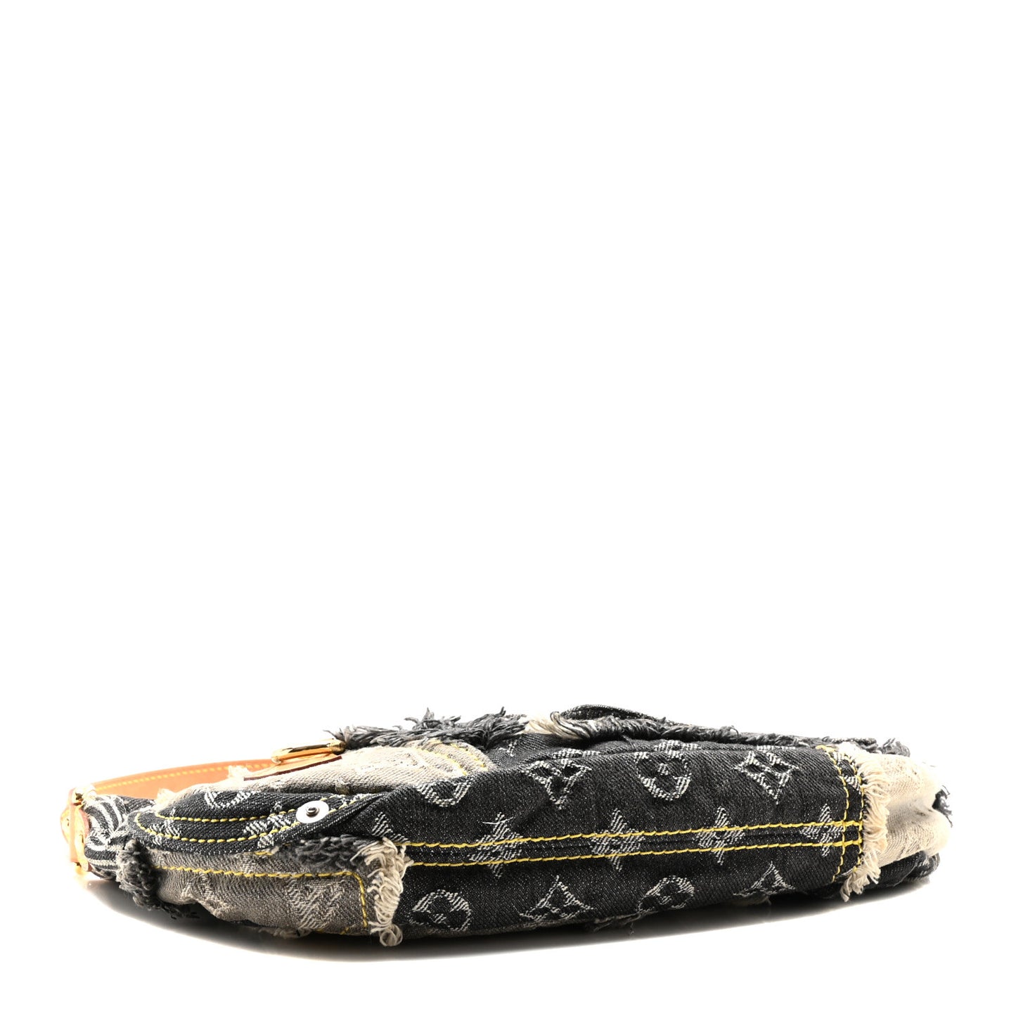 Denim Patchwork Pouchy Grey