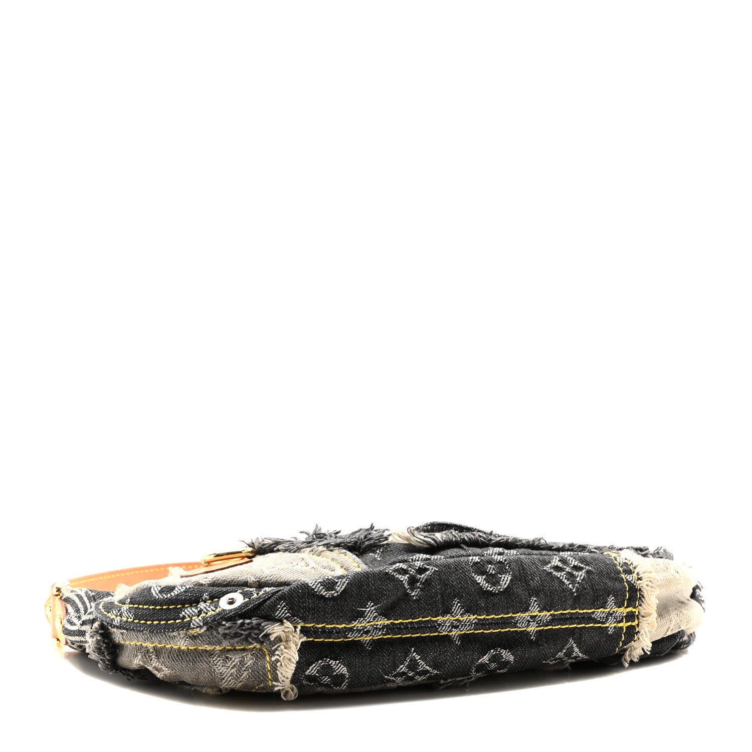 Louis Vuitton Denim Patchwork Pouchy Grey 4 of 9