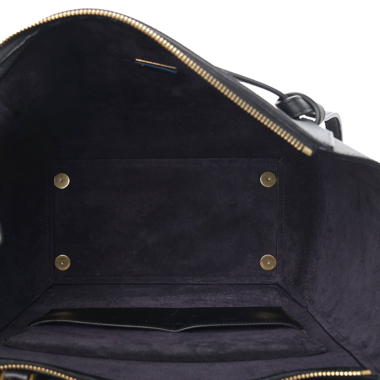 Celine Grained Calfskin Mini Belt Bag Black 5 of 13