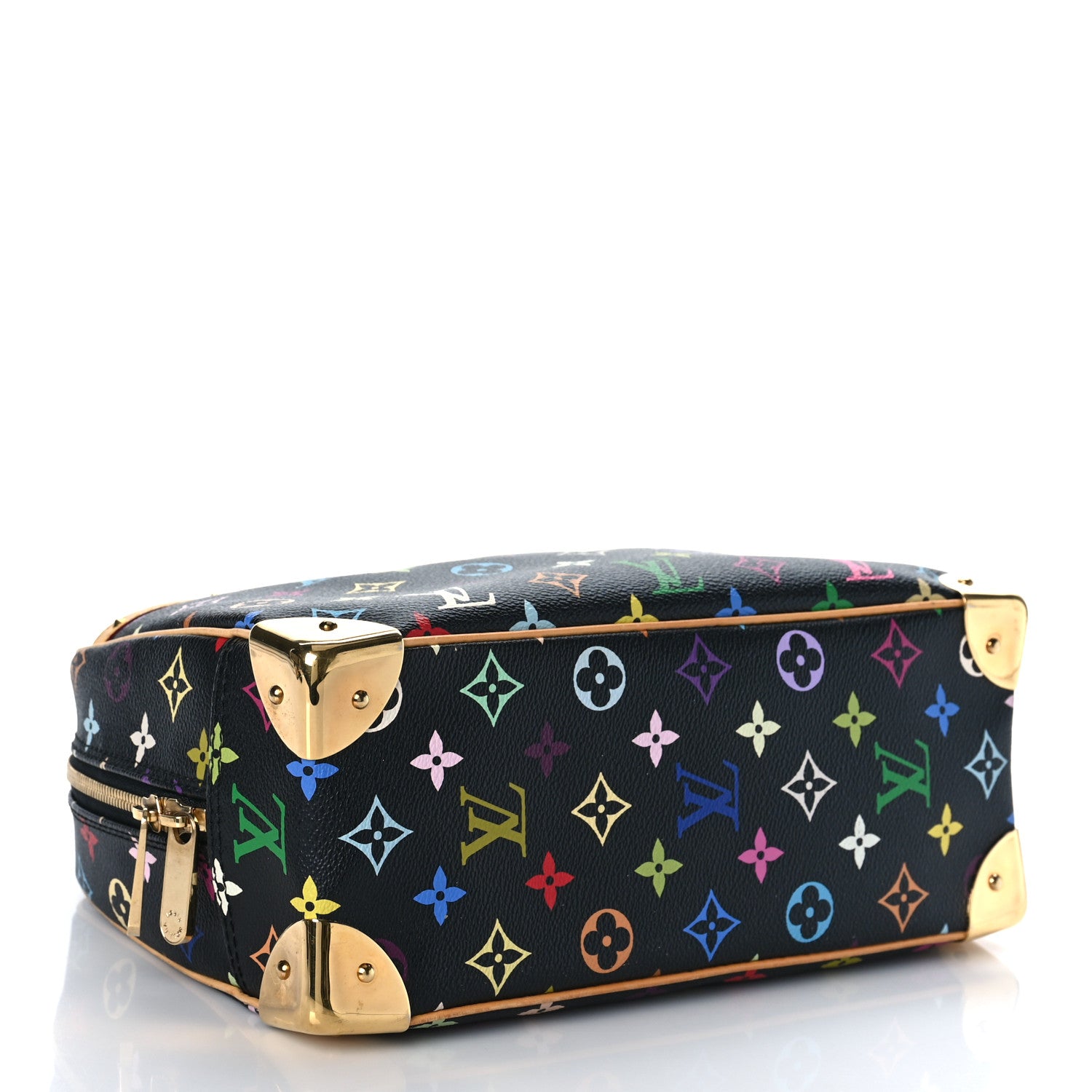 Louis Vuitton Monogram Multicolor Trouville Black 4 of 8
