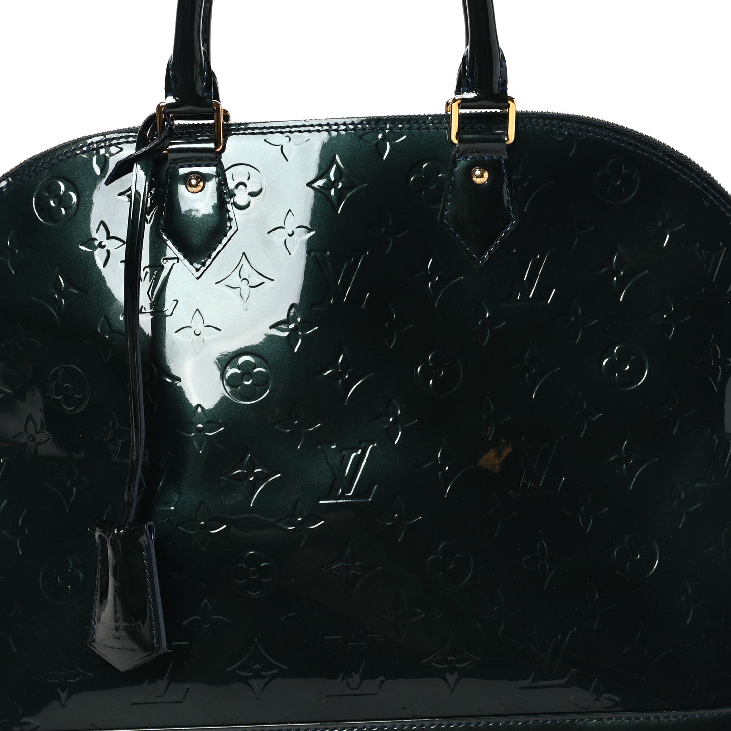Louis Vuitton Vernis Alma GM Noir Magnetique 7 of 9