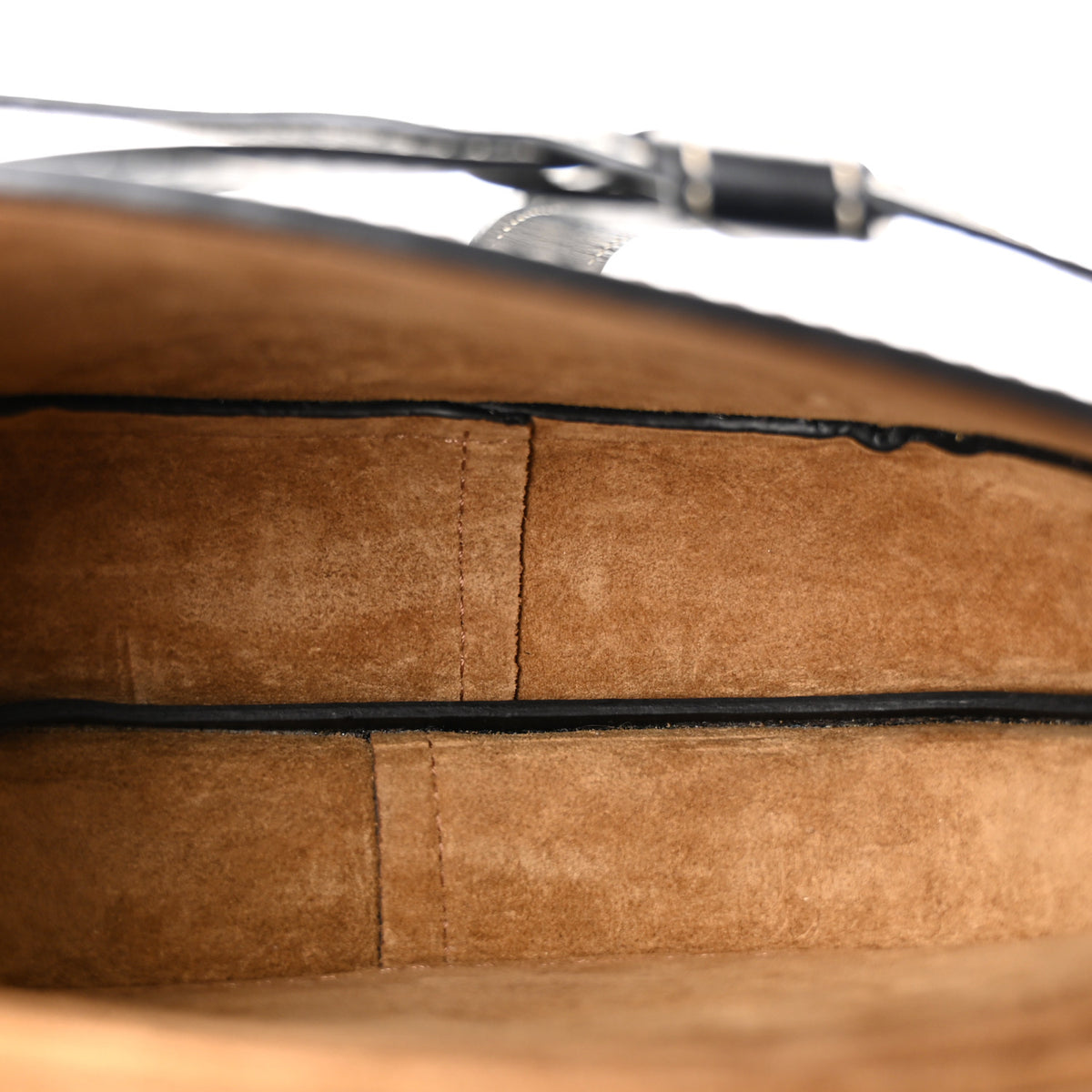 Calfskin Mini Gate Belt Bag Black