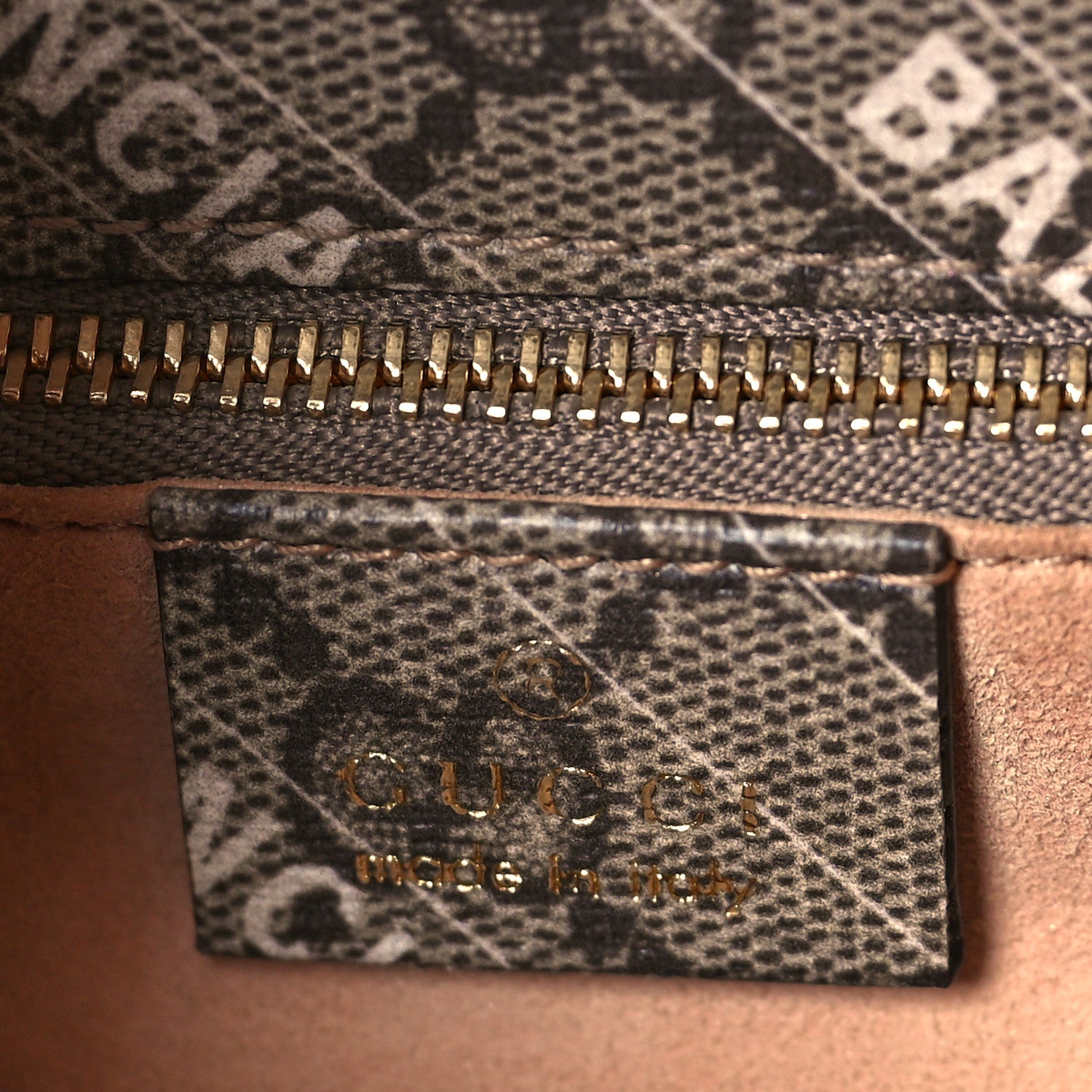 Gucci X BALENCIAGA GG Supreme Monogram Logo Print Horsebit 1955 Shoulder Bag Beige Ebony 8 of 11