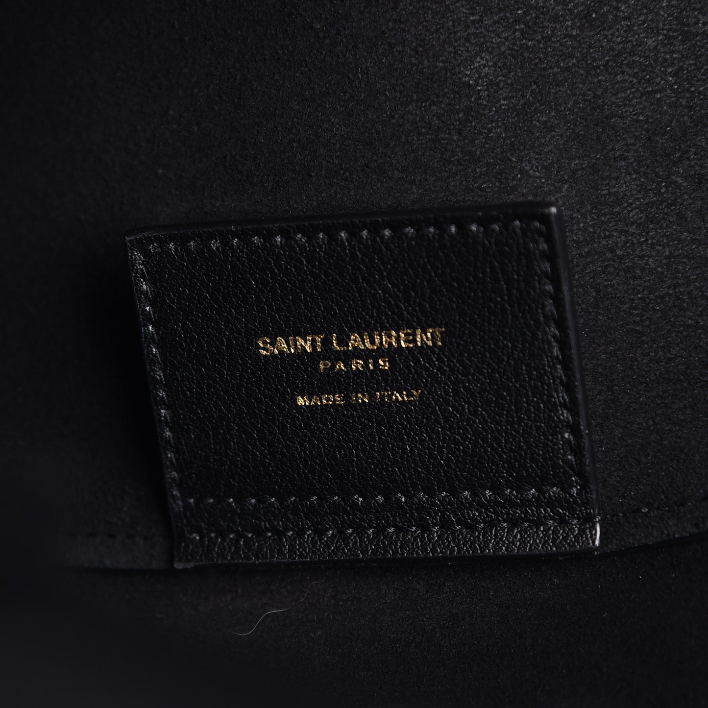Calfskin Large Shopping Tote Black