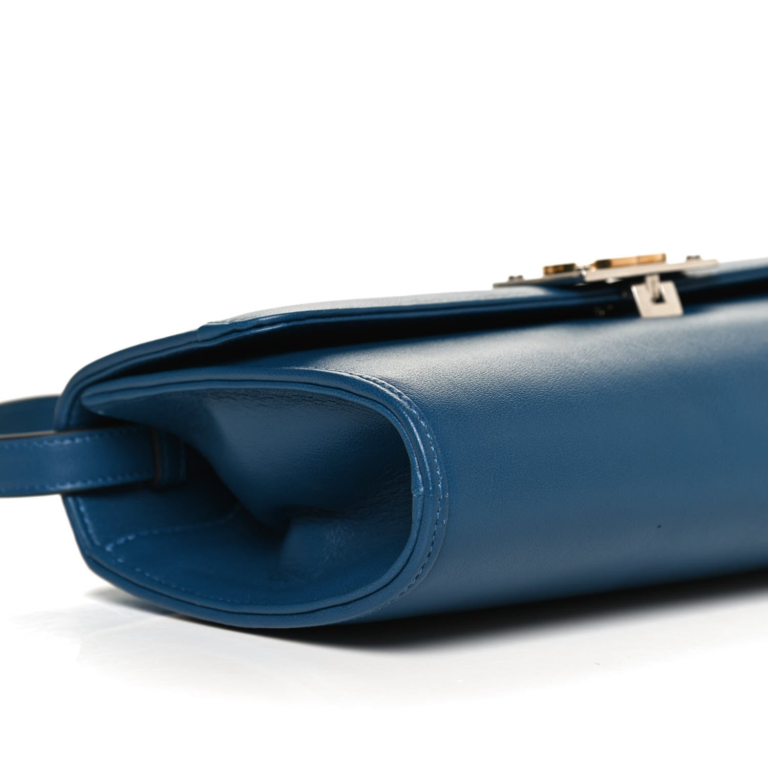 Gucci Lambskin Linea Matisse Shoulder Bag Blue 9 of 10