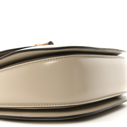 Gucci Boarded Dyana Lux Calfskin Web Medium Bamboo 1947 Top Handle Bag Oatmeal 8 of 9