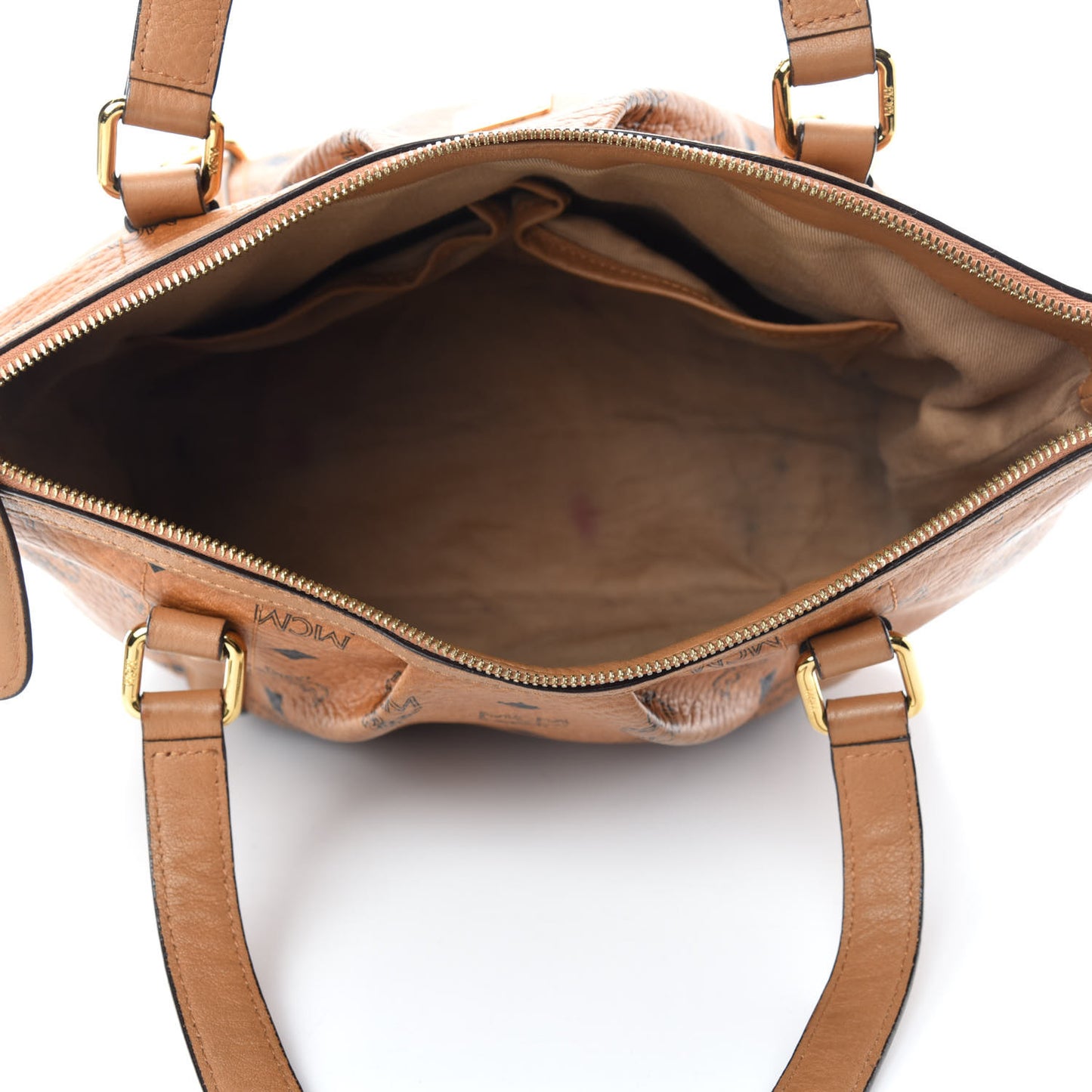 Visetos Medium Essentials Shopper Tote Cognac