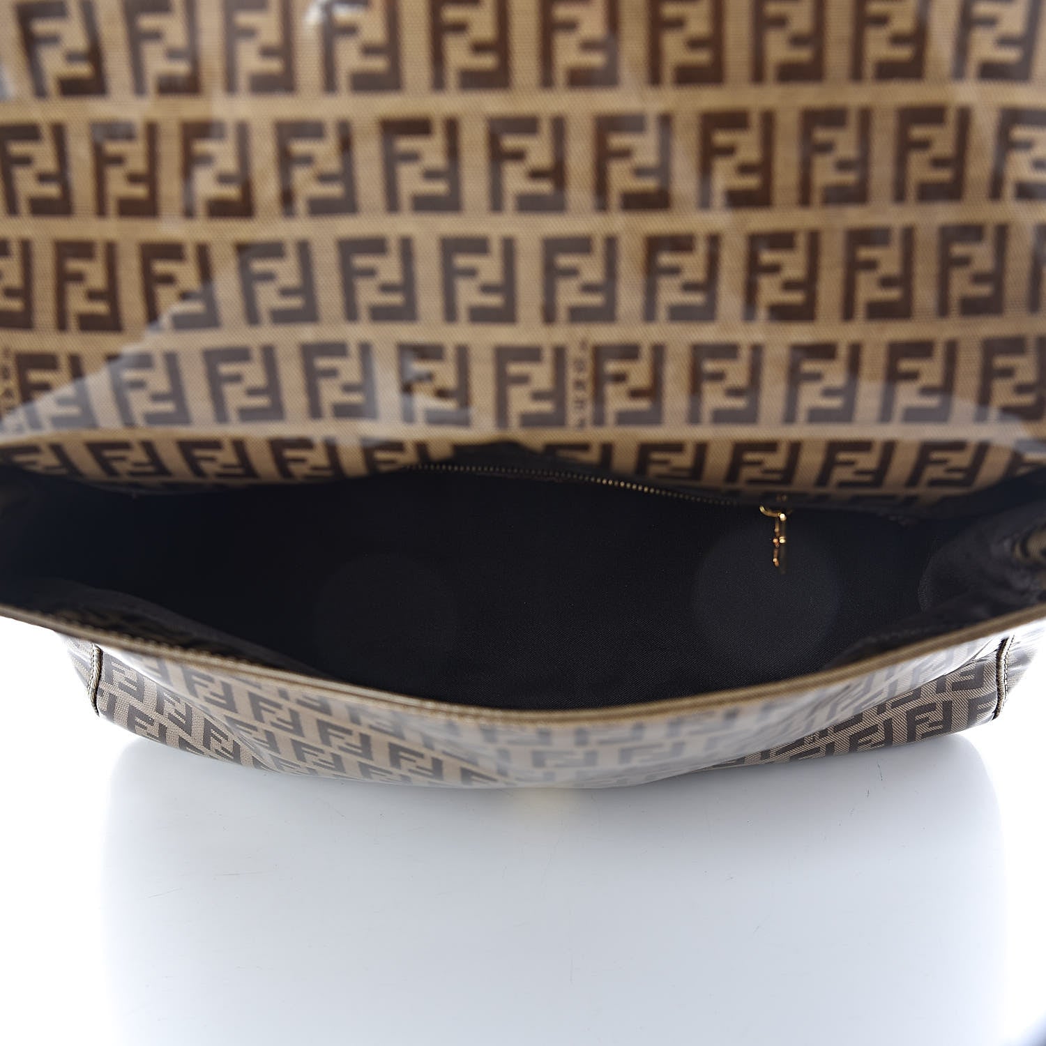 Fendi Vinyl Zucchino Mama Baguette Tobacco 5 of 9