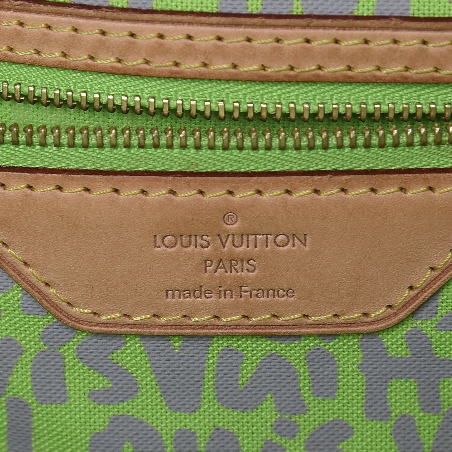 Monogram Graffiti Neverfull GM Green