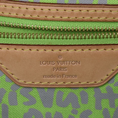 Louis Vuitton Monogram Graffiti Neverfull GM Green 6 of 8