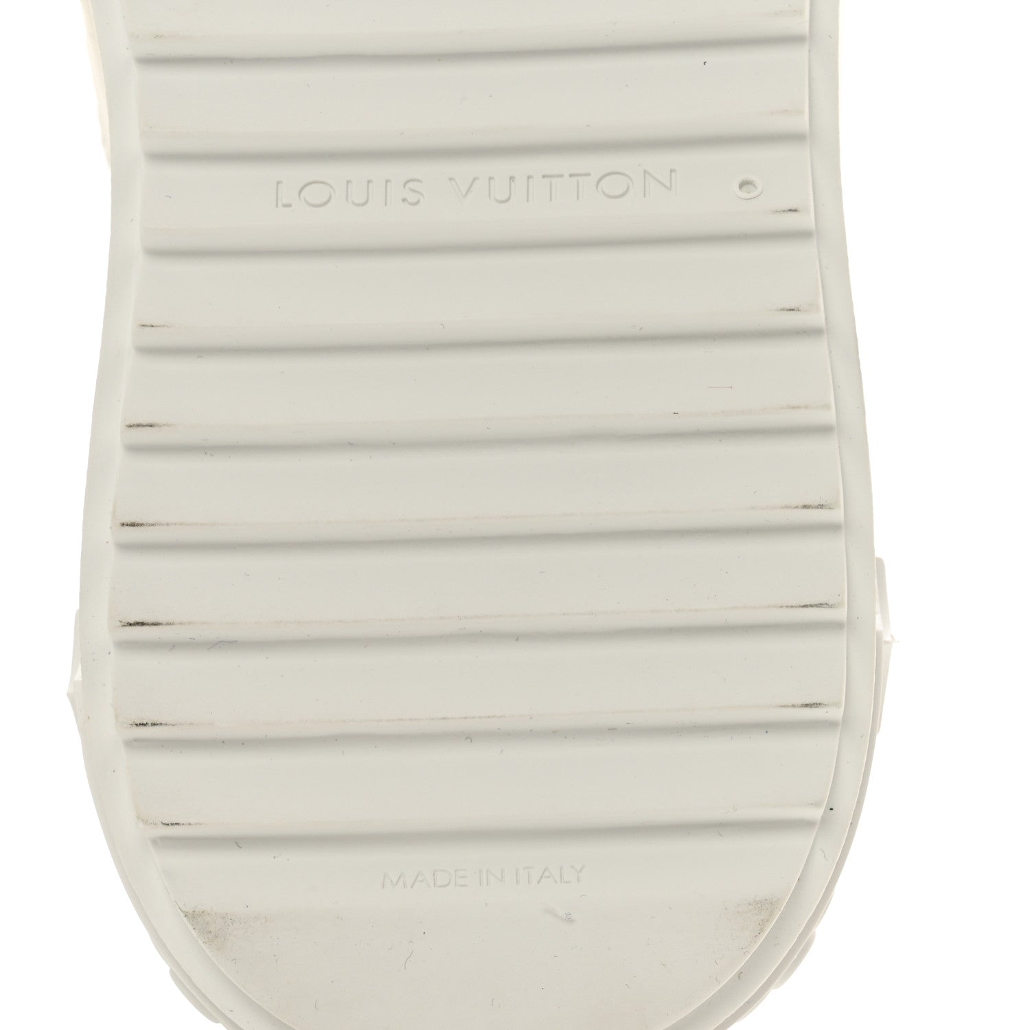 Louis Vuitton Lambskin Embossed Monogram Time Out Sneakers 36 White 6 of 8