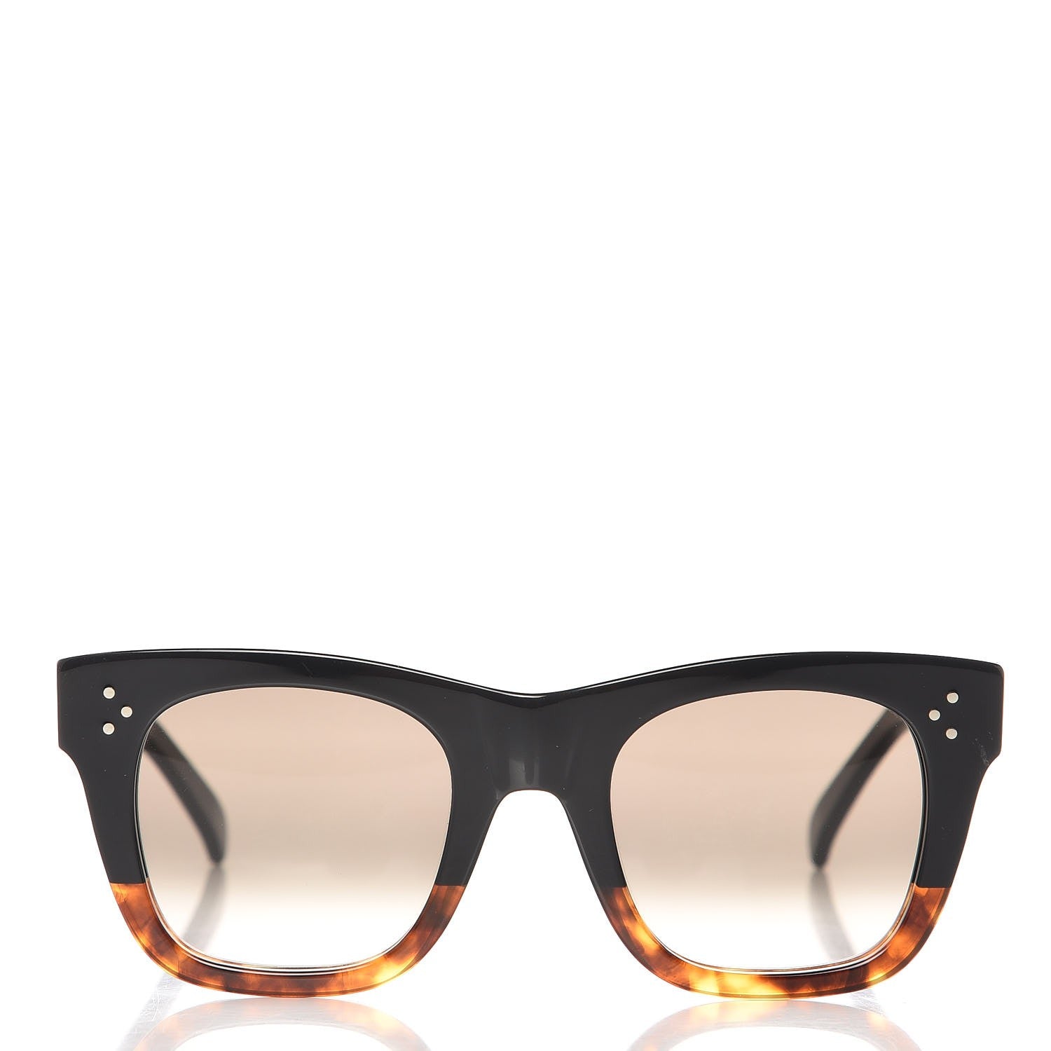 Celine Acetate Catherine Sunglasses CL41089/S Black Havana 2 of 6