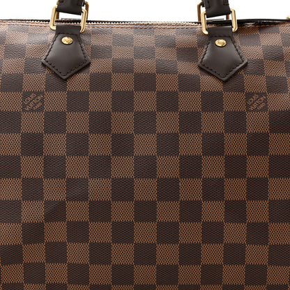 Louis Vuitton Damier Ebene Speedy 30 7 of 9