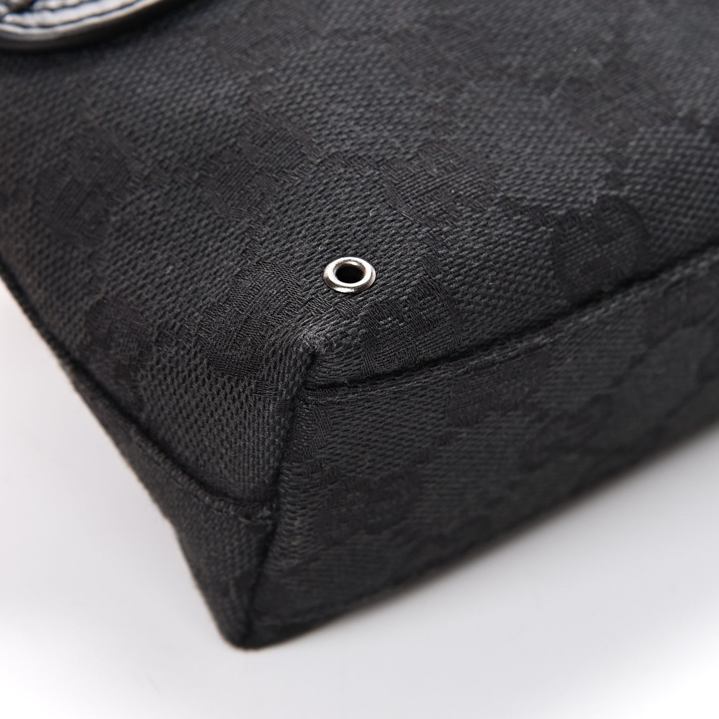 GG Monogram Web Flight Belt Bag Black