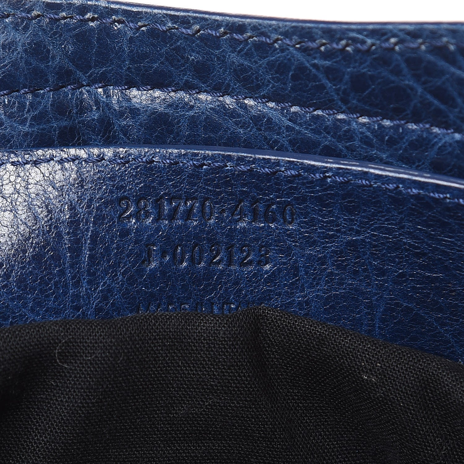 Balenciaga Agneau Giant 12 Gold Hardware City Bleu Mineral 7 of 10